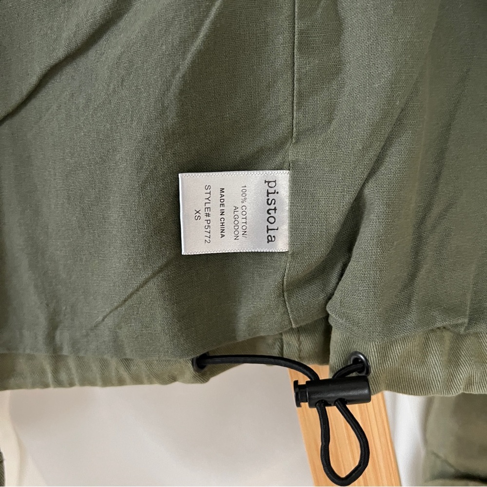 Pistola army green Utility jacket with pockets - Picture 4 of 4